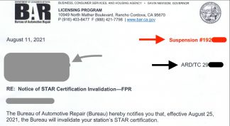 File STAR Invalidation Appeal